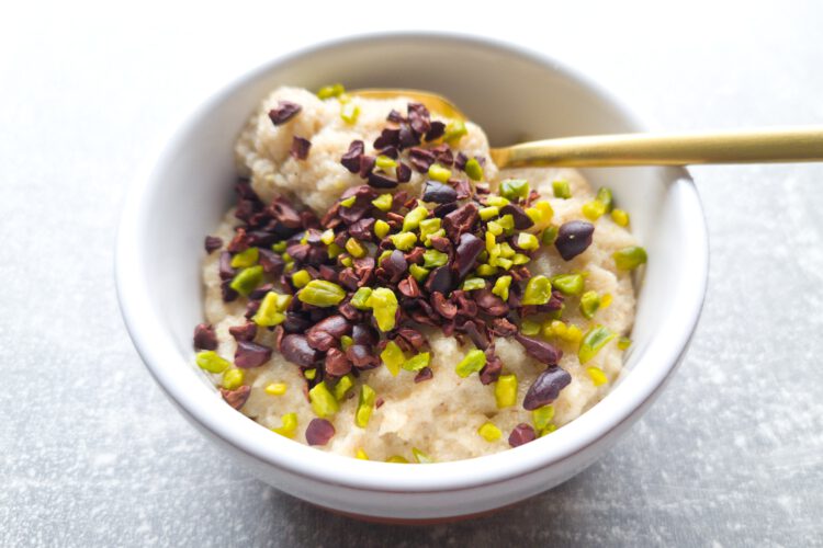 Dinkelgrießbrei als gesunder Snack