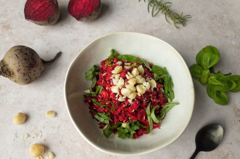 Histaminarmer Rote-Beete-Porridge mit Kokos