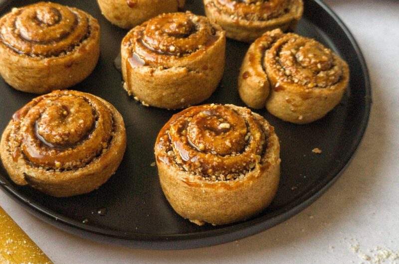 Histaminarme & vegane mini Zimtschnecken